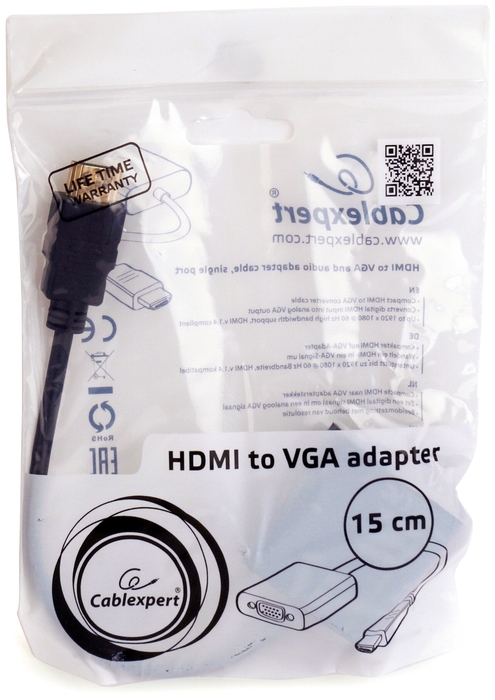 Переходник Cablexpert HDMI-VGA A-HDMI-VGA-03